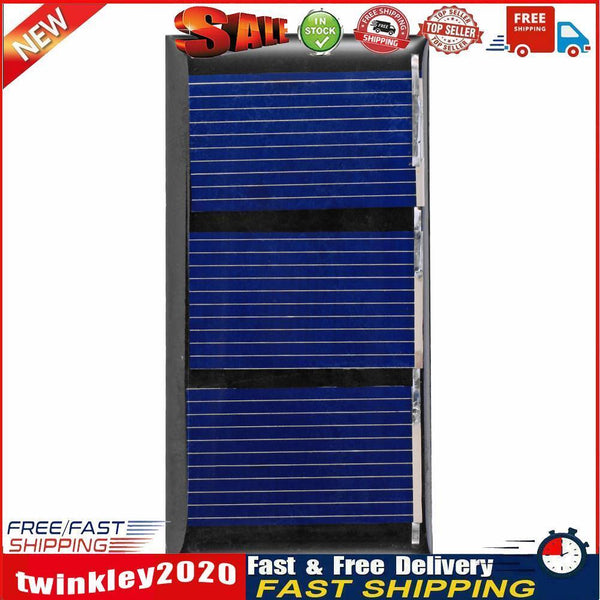 1pcs Solar Cell Module 0.2W 1.5V Polycrystalline Silicon 60*30mm Panel Newly