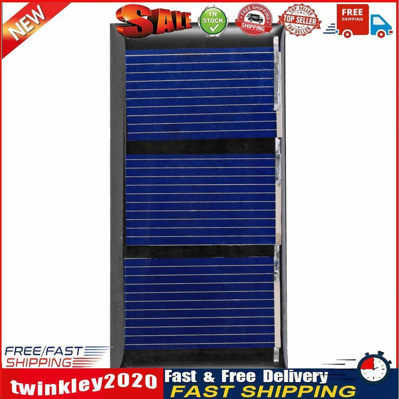 1pcs Solar Cell Module 0.2W 1.5V Polycrystalline Silicon 60*30mm Panel Newly