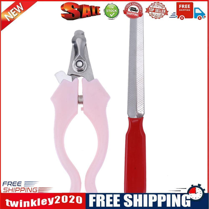 2pcs/Set Pet Animal Puppy Nail Clippers Claw Cutters Dog Scissors Trimmers