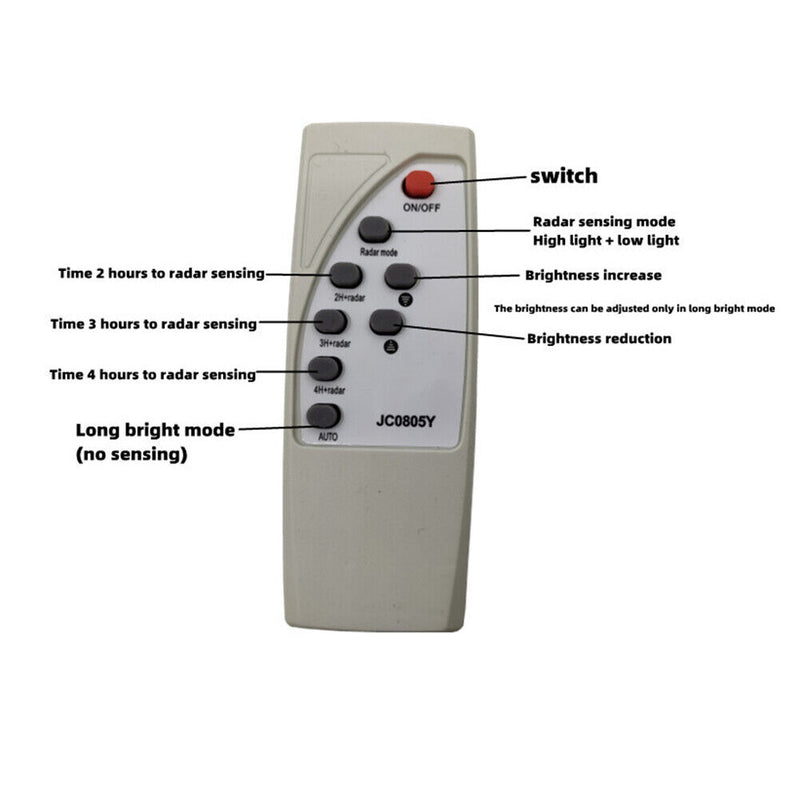 Solar Street Light Module Panel Lamp Switch Control Radar Body Induction Bo