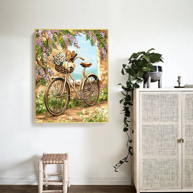 DIY Diamond Painting Bicycle Full Square Diamond Mosaic Wall