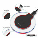 Fast USB Cable Black/White Wireless Charger Pad Qi-Certified Universal Charging