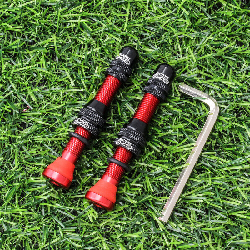 MTB Road Bike Air Valve Caps Set Leakproof Bicycle Tubeless Tire Valve Cover Cap