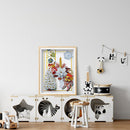 Festive Flowers 5D Part Drill Special Shaped Kit DIY Diamond Painting Ornamen
