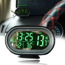 Car Monitor Car Watch Thermometer Digital Backlight Snooze Voltage