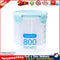 Plastic Food Buckled Jar Kitchen Clear Sealed Storage Box with Lid (800ml) Newly
