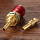 6mm Water Cooled Gas Adapter M6 Welding Torch Quick Hose Connector (Red) Newly