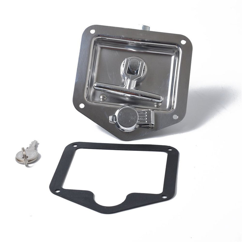 Door Truck Toolbox Cabinet Lock T-Handle Lock Trailer Door Latch Rear Fixing