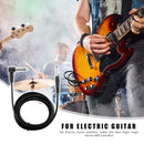 10ft Bass Amplifier Wire Cord Right Angle Stereo AMP Cable for Electric Guita