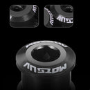 MOTSUV 5x MTB Bicycle Chainring Bolts Disc Chainwheel Screws (Black 6.4mm) Newly