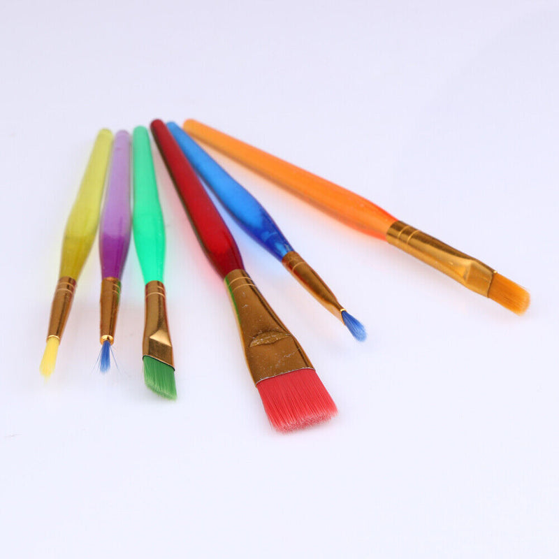 6pcs DIY Tool Pen Cake Icing Decorating Painting Brush Fondant Sugar Craft Newly