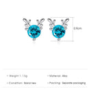 2pcs Fashion Women Alloy Simple Ear Stud Jewelry Party Earrings Photography Prop