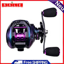 Baitcasting Reel 4+1BB 7.2/1 Low Profile Magnetic Brake Saltwater Fishing Reels