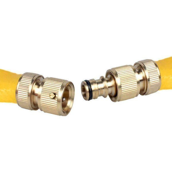 1/2" Brass Quick Connects Hose Pipe Joiner Male to Connectors Garden Male A3N1