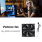 TEUCR Computer Case Fan (Fixed Speed with1 Large D Port and 1 Large 4Pin)