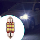 31mm 18SMD Double Pointed High Light Car 3014 LED Decoding Reading Light