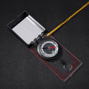 Portable Mapping Ruler Mirror Outdoor Survival Camping Hiking Compass Tool