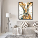 Painting By Numbers DIY Rabbit Hand Painted Canvas Oil Art Picture Ornaments Kit