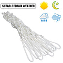 2pcs Sports Basketball Hoop Nylon Net Outdoor Backboard Goal Rim Thicken Me