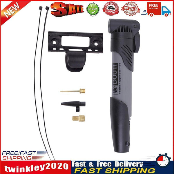 DUUTI Cycling Air Tube Pump MTB Bike Basketball Ball Tire Inflator (Grey) Newly