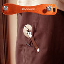 EDC Aluminum Hard Oxide Key Holder Clip Keys Organizer Folder orange