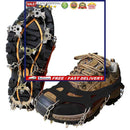 19 Teeth Traction Spikes Crampons, Ice Snow Grips Cleats Anti Slip for Wome