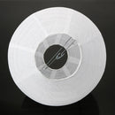 10Pcs  Round Chinese Paper Lantern DIY Paper Ball Lamp Party Decor(White)