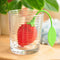 Cute Silicone Tea Strainer Strawberry Shape Tea Leaf Coffee Filter Infuser Newly
