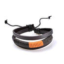 Multi-Layer Handmade PU Retro Braided Bracelet Jewelry for Men Women(4) Newly