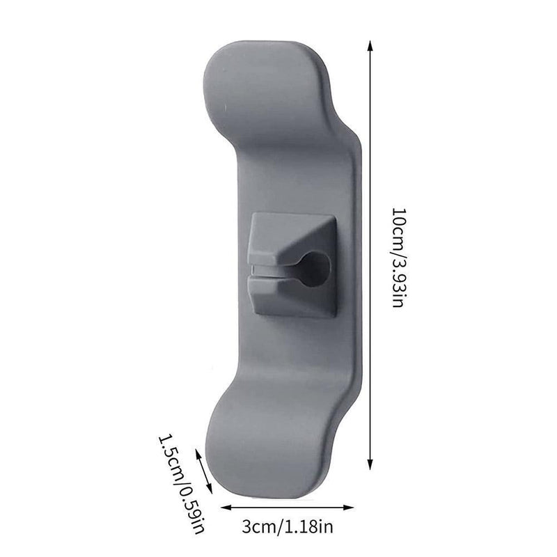 Kitchen Storage Attachment Cable Holder Clip (White+Black+Grey)
