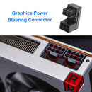 ATX 6Pin Female to 6Pin Male 180 Degree Power Adapter for Desktops GPU (B) Newly