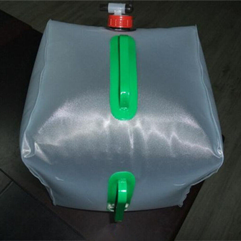 Foldable Water Storage Container Hiking Fishing Camping Drinking Bag (10L) Newly