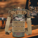 #A Water Bottle Bag Canvas Water Bottle Cover Bag for Outdoor Travel Camping Hik