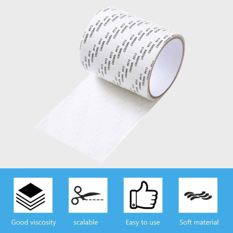3pcs Repair Tape Self Adhesive Mosquito Window Net Repair Patch(White)