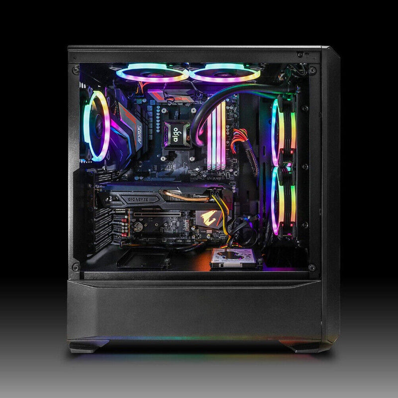 COOLMOON ARGB Cooling Fan Temperature Control 5V Computer Cooler RGB Case Fan