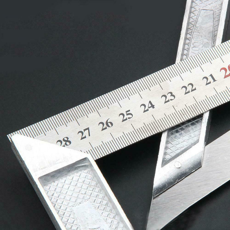 Steel L-Square Angle Ruler 90° Ruler For Woodworking Top Carpenter Tool R2O6