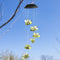 Solar Power Wind Chime Lamps Honey Bee Outdoor Hanging Light Home Garden Decor