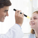 USB Charge LED Flashlight Medical Pen Light Mini Clip Nursing Lamp (Black) Newly