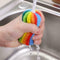 Detachable Water Bottle Cup Mug Glass Washing Sponge P0H4 T9M9 Rainb Brush F0Z5