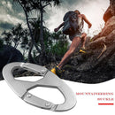 Outdoor Sports 8-Shaped Small Carabiner Keychain Climbing Buckle EDC Accessories
