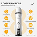 Painless Dog Nail Clipper Rechargeable Pet Quiet Cat Paws Trimmer with LED Light