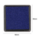 Fingerprint Square Inkpad for DIY Scrapbook Card Paper Craft Stamp (Blue)