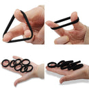 50pcs Solid Color Scrunchies Women Elastic Hair Rings Ponytail Holder Ornaments