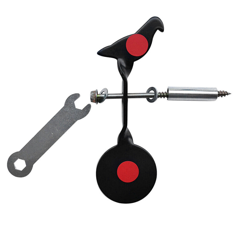 Metal Bird-Shaped Slingshot Training Target Plates Portable Alloy Shooting Train