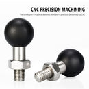Motorcycle Handlebar Rearview Mirror Ball Clamp Base Phone Holder Bolt Scre