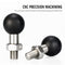 Motorcycle Handlebar Rearview Mirror Ball Clamp Base Phone Holder Bolt Scre