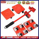 5pcs Furniture Moving Heavy Tool Kit Furniture Lifter Mover for Sofa Bed Ca