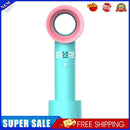 Portable Bladeless Cooling Fan Summer Personal Handheld Desktop Fan (Blue)