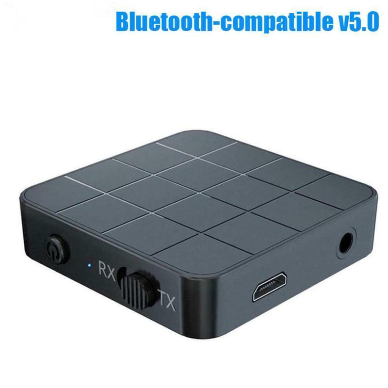 Wireless Bluetooth 5.0 Transmitter&Receiver Audio Adapter 2in1 3.5mm Aux V7B4