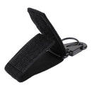 Carabiner Hook Webbing Buckle Nylon Molle Belt Hanging Key Ring(Black)
